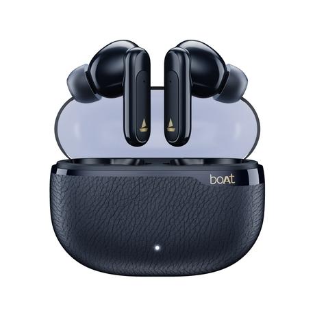 boAt Airdopes Plus Aura TWS Earbuds with Up to 75 Hours Playtime, 13 mm Drivers with boAt Signature Sound, 10 mins ASAP Charge (150 mins Playtime), 55 ms Low Latency, 4 Mics with AI-ENx Technology, Fractal Blue-0