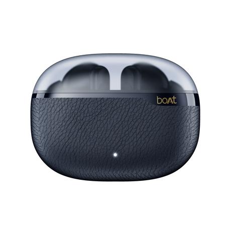 boAt Airdopes Plus Aura TWS Earbuds with Up to 75 Hours Playtime, 13 mm Drivers with boAt Signature Sound, 10 mins ASAP Charge (150 mins Playtime), 55 ms Low Latency, 4 Mics with AI-ENx Technology, Fractal Blue-3