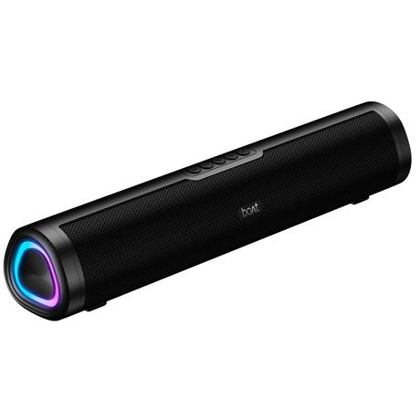 boAt Aavante Bar Groove Plus 16W 2.0 Channel Portable Bluetooth Soundbar with RGB LEDs, TWS Function, Dual Drivers, Built-in Mic, Multi-Connectivity, BT v5.4 (AUX/USB/TF Card), 5Hrs Playtime (Premium Black)-3