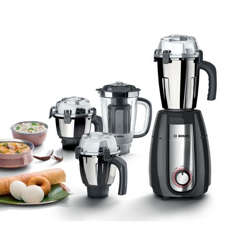 Bosch 4 Jar 1000 W Mixer Grinder, Grey, MGM8842GIN-3