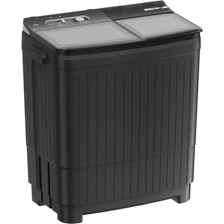 Bosch 8 kg Top Loading Semi Automatic Washing Machine, WJG803S0IN, Black Silver-1