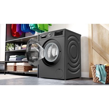 Bosch 9 kg Front Load, 1400 RPM, Eco Silence Drive, Anti Stain, Anti Wrinkle, Speed Perfect, Black Grey (WGA244ZTIN)-1