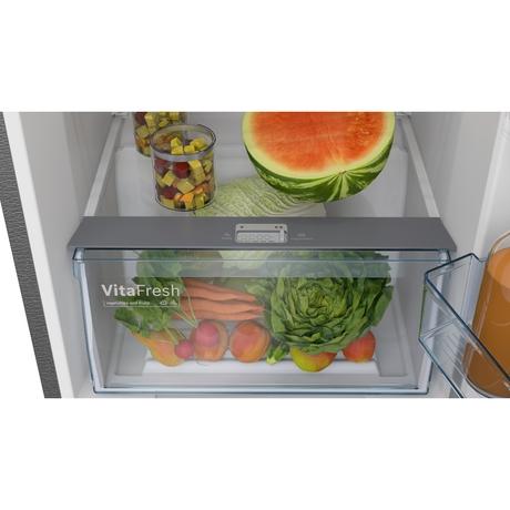 Bosch 334 L Frost Free Double Door Refrigerator, CTC35S22VI, Fine Steel-8