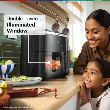 Bosch 1800 W 7.2 L Airfryer, MAF671B5IN-11