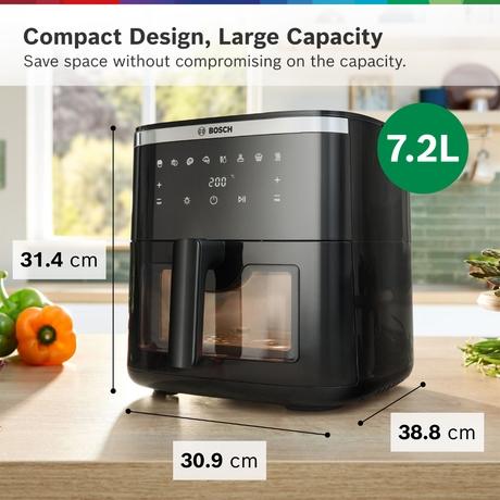 Bosch 1800 W 7.2 L Airfryer, MAF671B5IN-3