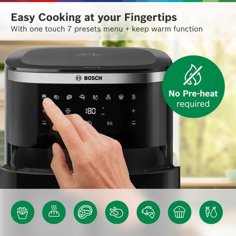 Bosch 1800 W 7.2 L Airfryer, MAF671B5IN-9