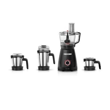 Bosch PureMixx Plus Mixer Grinder + Food Processor 800W, 5 Jar, Black-7
