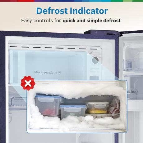 Bosch 185L Direct Cool Single Door Refrigerator, COT18B22EI, Blue Flower-9