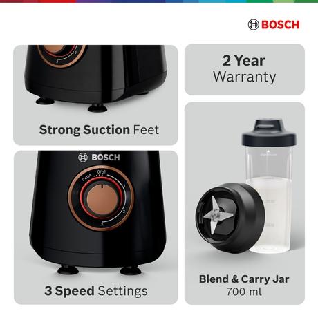 Bosch TrueMixx MGM4444BIN 4 Jar Mixer Grinder 750 W-5