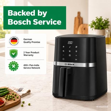 Bosch Digi 4 L Air Fryer 1300 W, Black, MAF24AB0IN-6
