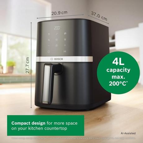 Bosch Digi 4 L Air Fryer 1300 W, Black, MAF24AB0IN-8