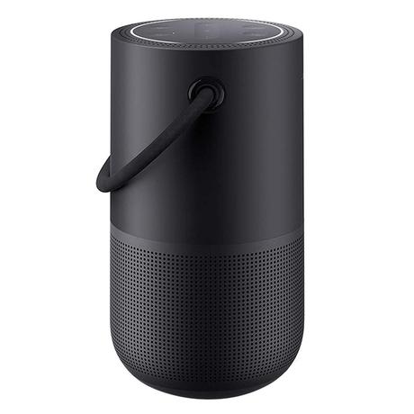 Bose Portable Home Speaker, Upto 12 hrs of playtime, Spacious 360 Sound, Powerful Bass, Water-Resistant, Wi-Fi and Bluetooth Connectivity, Multi-Room Functionality, Control With Voice, Triple Black-0