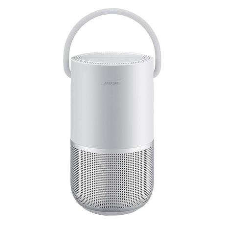 Bose Portable Home Speaker, Upto 12 hrs of playtime, Spacious 360 Sound, Powerful Bass, Water-Resistant, Wi-Fi and Bluetooth Connectivity, Multi-Room Functionality, Control With Voice, Luxe Silve-2