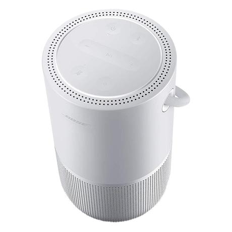 Bose Portable Home Speaker, Upto 12 hrs of playtime, Spacious 360 Sound, Powerful Bass, Water-Resistant, Wi-Fi and Bluetooth Connectivity, Multi-Room Functionality, Control With Voice, Luxe Silve-3