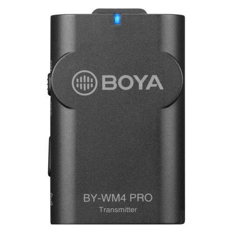 Boya BY-WM4 Pro-K2 Omnidirectional Dual Channel Digital Lavalier Microphone For video, podcast, and mobile journalism application (Black)-4