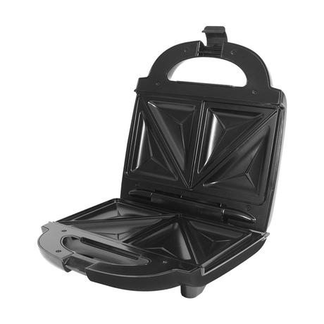 BPL 750W 2-Slice Triangle Sandwich Maker with Non-stick Coating Plate, Cool Touch Handle with Lock, Ready Function LED Indicator, 2 Years Warranty, Black-5