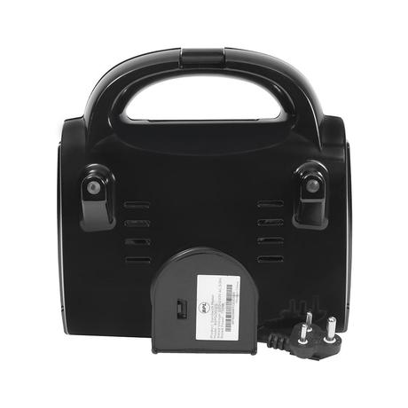 BPL 750W 2-Slice Triangle Sandwich Maker with Non-stick Coating Plate, Cool Touch Handle with Lock, Ready Function LED Indicator, 2 Years Warranty, Black-6