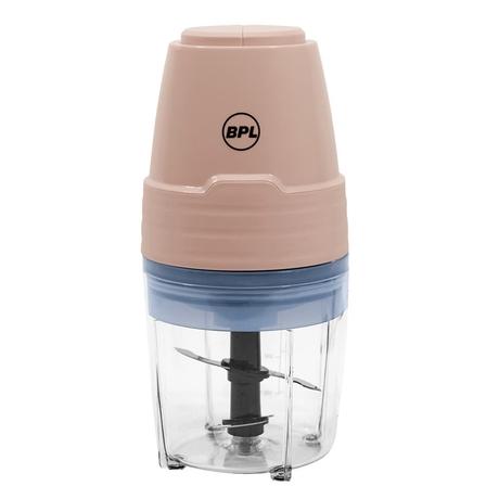 BPL 300W Hand Chopper with Dual Stainless Steel Blades, 700ml Chopper Bowl, 2 Speeds with Pulse, 2 Years Warranty, Peach-0