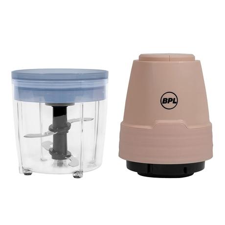 BPL 300W Hand Chopper with Dual Stainless Steel Blades, 700ml Chopper Bowl, 2 Speeds with Pulse, 2 Years Warranty, Peach-8