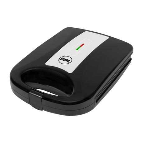 BPL 1200W 4-Slice Grill Sandwich Maker with Large Non-Stick Coating Plates, Cool Touch Handle with Lock, Ready Function LED Indicator, 2 Years Warranty, Black-3