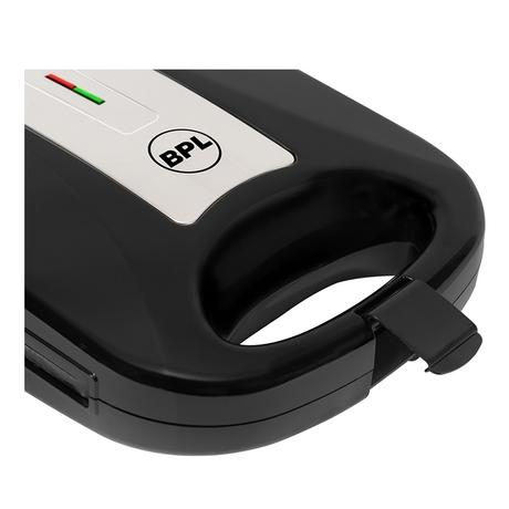 BPL 1200W 4-Slice Grill Sandwich Maker with Large Non-Stick Coating Plates, Cool Touch Handle with Lock, Ready Function LED Indicator, 2 Years Warranty, Black-4