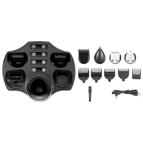 BPL Men's 10-in-1 Grooming Kit with Digital Battery Indicator, 70mins Cordless Usage, Fast Charging, 5-Heads & 5-Comb Length Adjustment, Detachable Heads for easy cleaning, 2 Years Warranty, Black and Light Gold-4