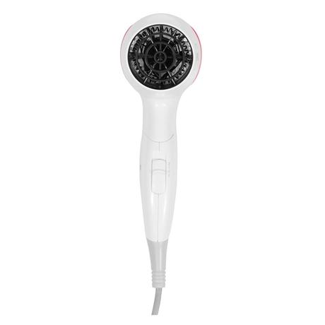 BPL Hair Dryer 1200 W, Ionic, 3 Heat Settings, Overheat Protection, Detachable Concentrator, Foldable, White & Pink, 2 years warranty, BHDFI00312-3