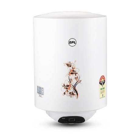 BPL 15 Litres 2000 W Storage Water Heater, White with Graphic on Body-0
