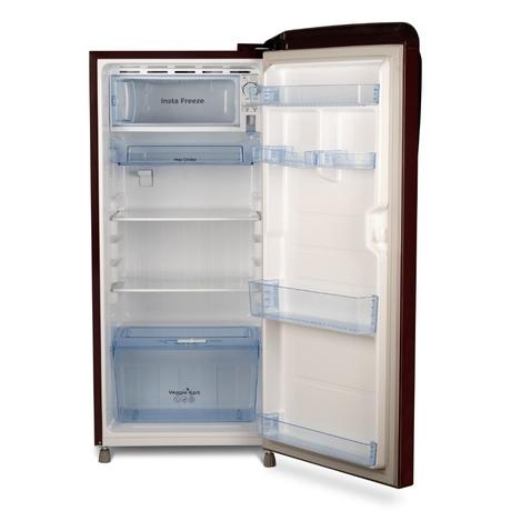 BPL Prime Fresh 187 L 2 Star Direct Cool Single Door Refrigerator, Wine Inox, BRD-F210EBPSWS-2