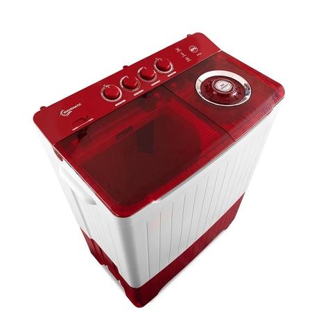 BPL 8.5 Kg Top Loading Semi Automatic Washing Machine, BWS-N85EASMD, White & Maroon-3