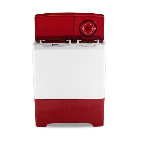 BPL 8.5 Kg Top Loading Semi Automatic Washing Machine, BWS-N85EASMD, White & Maroon-6