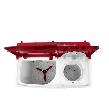 BPL 8.5 Kg Top Loading Semi Automatic Washing Machine, BWS-N85EASMD, White & Maroon-7