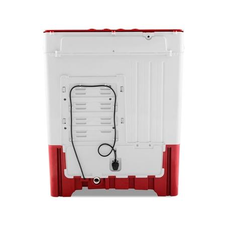 BPL 8.5 Kg Top Loading Semi Automatic Washing Machine, BWS-N85EASMD, White & Maroon-9