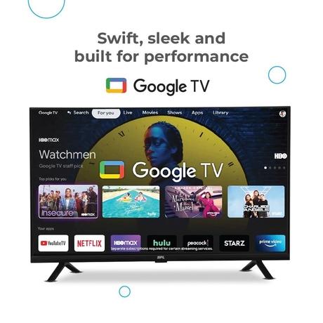 BPL 109 cm (43 inch) FHD Onkyo Home Theatre Smart LED Google TV with Dolby Audio, 43F-E5340-1