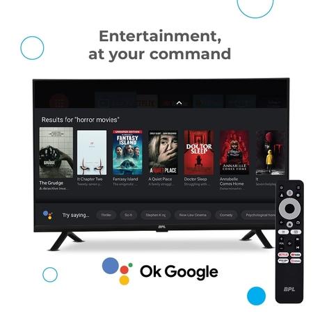 BPL 109 cm (43 inch) FHD Onkyo Home Theatre Smart LED Google TV with Dolby Audio, 43F-E5340-10