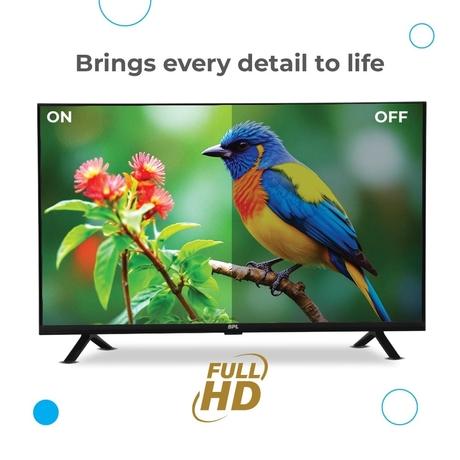 BPL 109 cm (43 inch) FHD Onkyo Home Theatre Smart LED Google TV with Dolby Audio, 43F-E5340-3