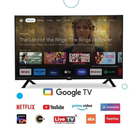 BPL 109 cm (43 inch) FHD Onkyo Home Theatre Smart LED Google TV with Dolby Audio, 43F-E5340-4