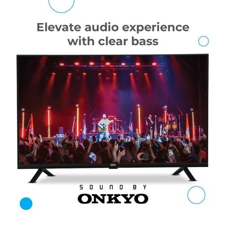 BPL 109 cm (43 inch) FHD Onkyo Home Theatre Smart LED Google TV with Dolby Audio, 43F-E5340-7