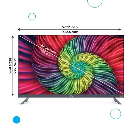 BPL 165 cm (65 inch) Home Theatre HARMAN QLED MAX TV with Dolby Vision & Atmos, 65UE5530-5