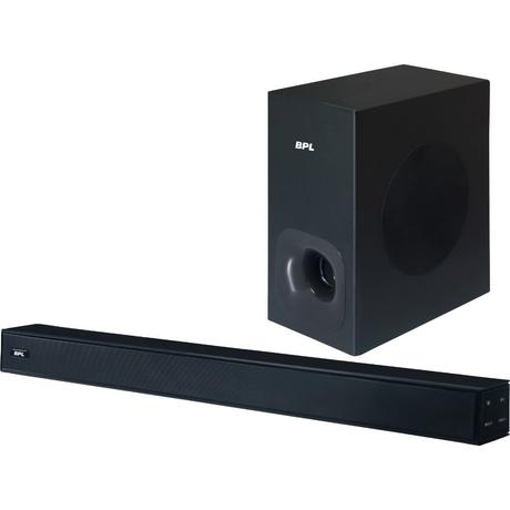 BPL CineCoustic 2.1 Channel Soundbar with 300 Watt Output, Dolby Audio, 16.51 cm (6.5 inch) Subwoofer, BT v5.3, HDMI ARC, AUX, USB & Optical Connectivity, BSBL311-0