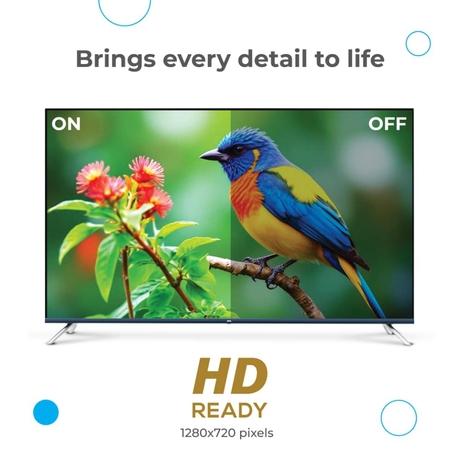BPL 32 HD Ready Smart Home Theatre TV With Sound By Onkyo, THX Certified, Dolby Audio, Google TV, 32HE5341-3