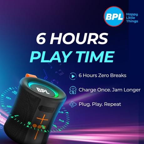 BPL BashMini 10 W Bluetooth Speaker, Black-2