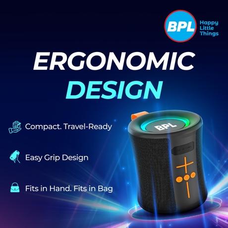 BPL BashMini 10 W Bluetooth Speaker, Black-5