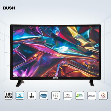 Bush 60 cm (24 inch) HD Normal LED TV, Black, JMK24-1