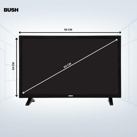 Bush 60 cm (24 inch) HD Normal LED TV, Black, JMK24-8