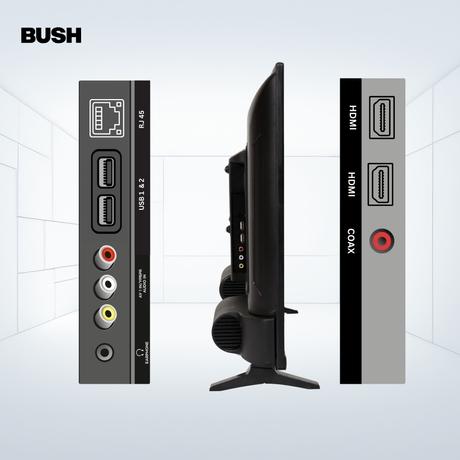 Bush 80 cm (32 inch) HD Smart LED TV, Black, JMK32 PRO-14