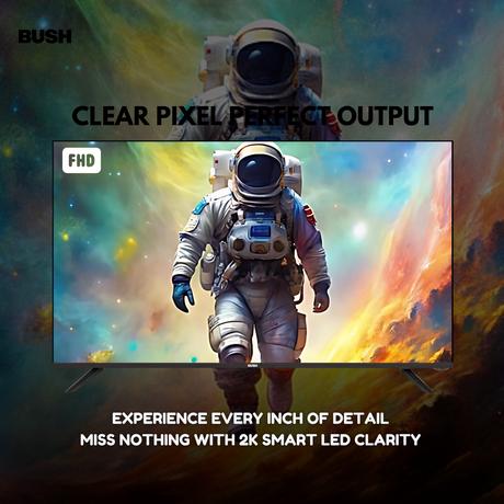 Bush 100 cm (40 inch) Full HD Smart LED TV, Black, JMK40-4