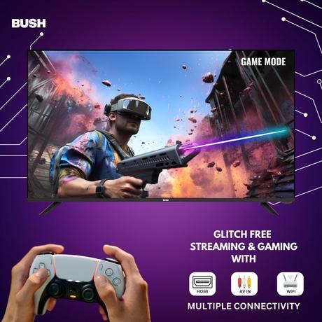 Bush 100 cm (40 inch) Full HD Smart LED TV, Black, JMK40-5