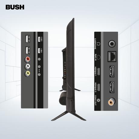 Bush 109 cm (43 inch) Full HD Smart LED TV, Black, JMK43-12