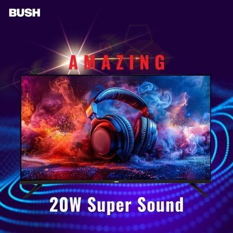 Bush 109 cm (43 inch) Full HD Smart LED TV, Black, JMK43-4